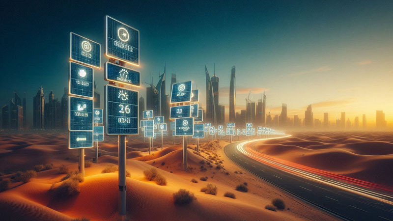 Solar Powered Signs Dubai